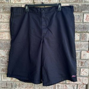 Dickies Men’s Flat Front Work Shorts - Black